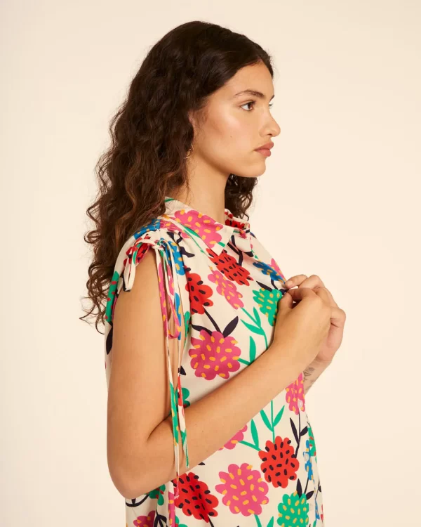 VESTIDO CAMISERO FLORES