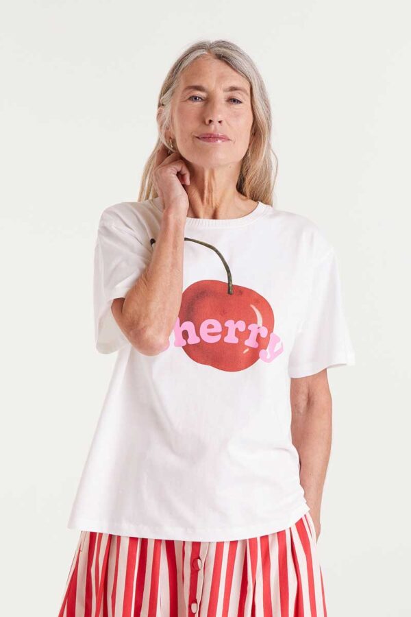 Cherry print t-shirt