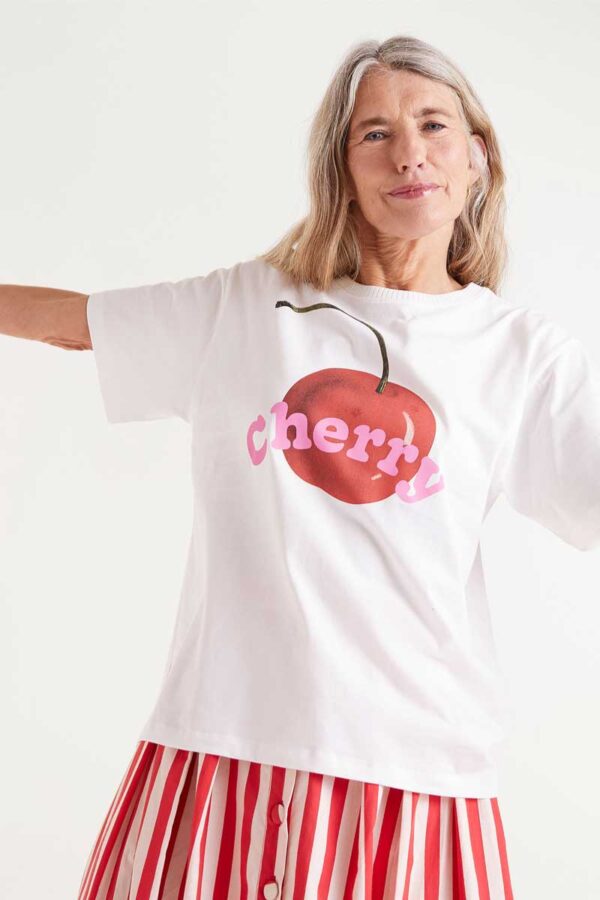 Cherry print t-shirt