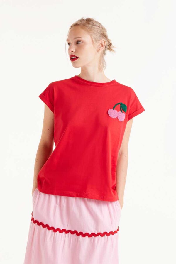 Red cherry T-shirt