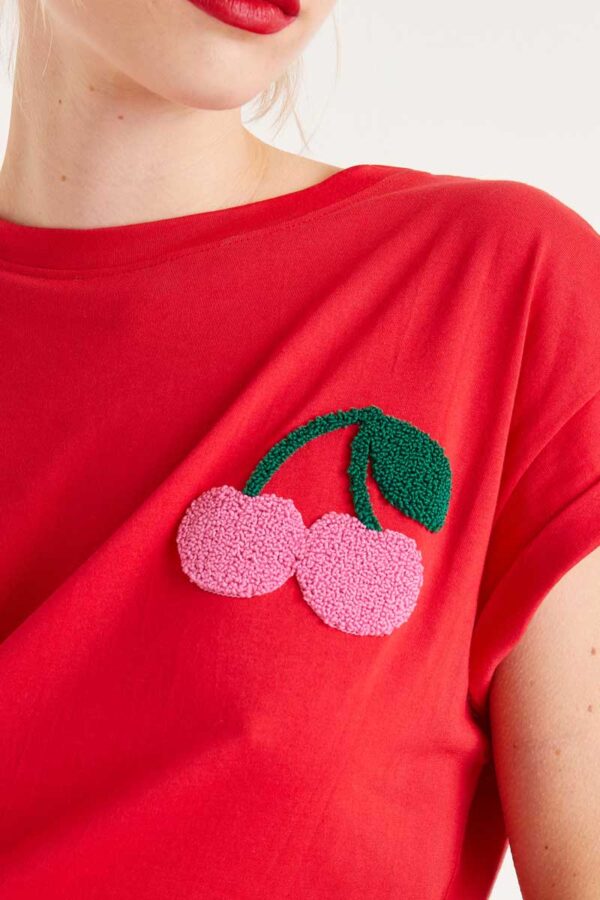 Red cherry T-shirt