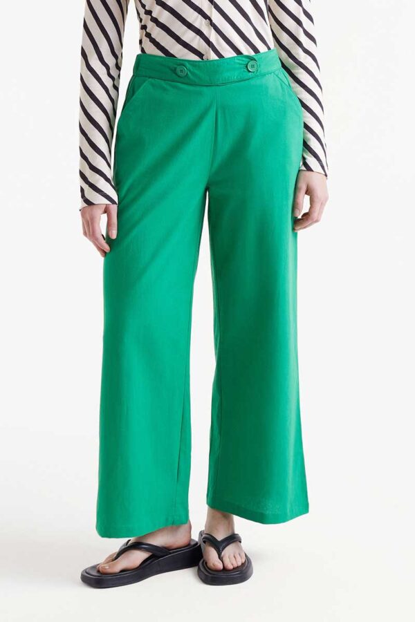 Green trousers