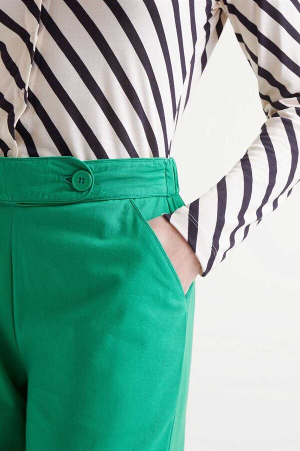 Green trousers