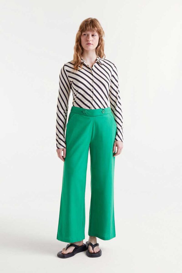 Green trousers