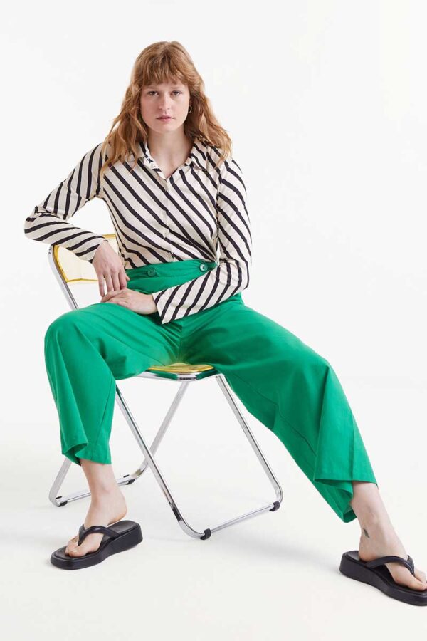 Green trousers